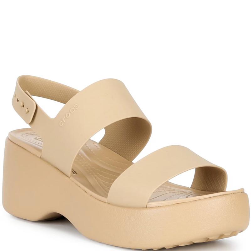 海外代购CROCS/卡洛驰女士运动凉鞋舒适缓震轻便耐磨坡跟宽带