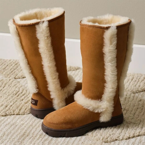 代购UGG Sunburst Tall休闲女士时尚雪地靴保暖高筒户外防寒长靴