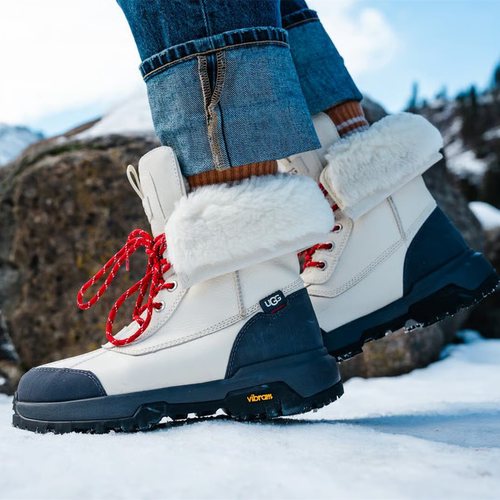 UGG女士时尚雪地靴保暖系带户外