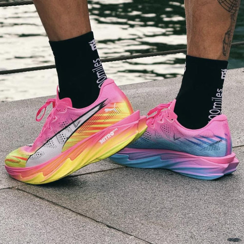 代购PUMA Deviate NITRO Elite 4彪马秀场款鸳鸯色专业竞速跑步鞋