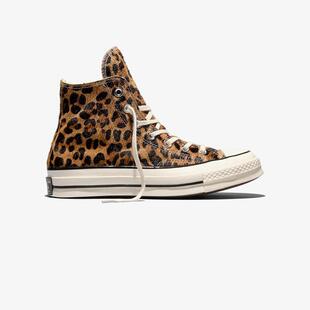 海外代购Converse/匡威女士板鞋高帮豹纹日常穿搭街头潮流