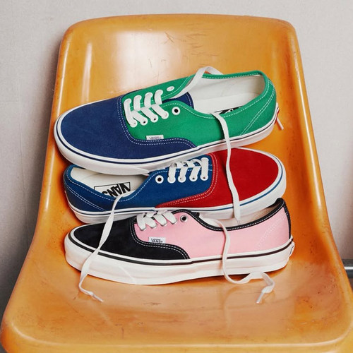 海外代购VANS PREMIUM范斯CORTIS同款拼色帆布鞋男女低帮休闲板鞋