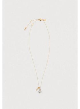 代购kate spade NEW YORK女士项链简约精致优雅时尚金色抛光表面