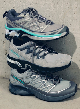 代购Salomon XT-PATHWAY 2萨洛蒙混凝土系列水泥灰户外越野跑鞋