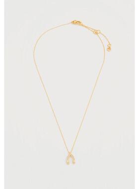 代购kate spade NEW YORK女士项链简约优雅精致时尚金色抛光表面