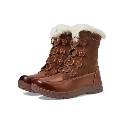 代购propet女士雪地靴防污处理缓震支撑足弓防滑系带拉链侧边
