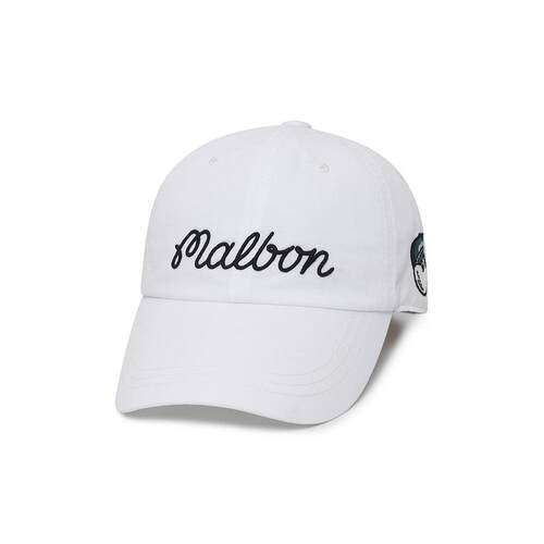 代购MALBON GOLF女士帽子防晒遮阳棉质白色夏季户外棒球帽爆款