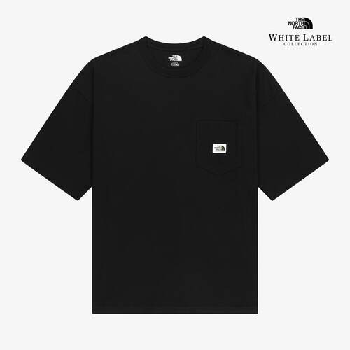 海外代购THE NORTH FACE/北面男士运动T恤纯色口袋日常训练