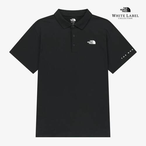海外代购THE NORTH FACE/北面男女运动T恤短袖黑色户外运动