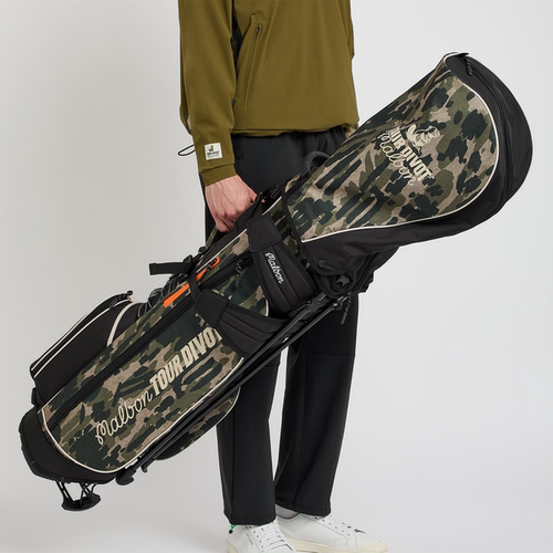 代购Malbon TOUR DIVOT CAMO男士高尔夫轻便高尔夫球包支架单肩包