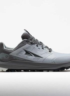 代购Altra男士越野跑鞋防滑耐磨缓震回弹保护足底透气耐用灰色