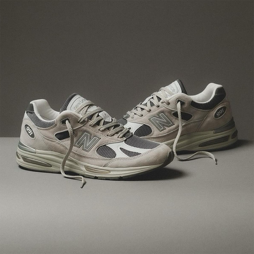 代购New Balance 991V2英产复古元祖灰拼色男女低帮跑步鞋26新款