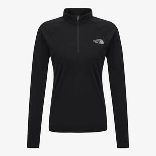代购THE NORTH FACE北面女士卫衣保暖防风黑色长袖户外运动外套