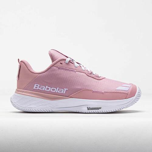 海外代购BABOLAT/百保力女士网球鞋缓震耐磨防滑宽楦透气网面