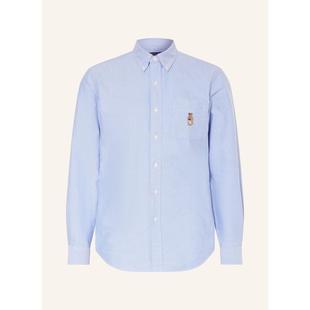 衬衫 polo 定制版 ralph 宽松肩设计后背褶皱胸袋刺绣领 lauren男式