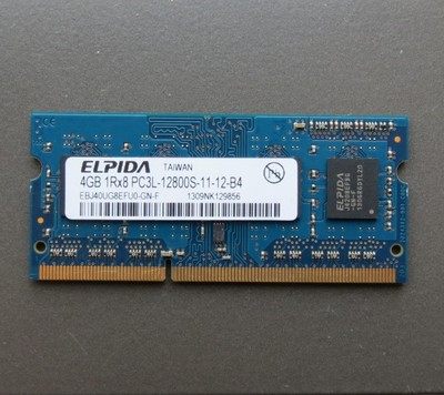 尔必达 elpida DDR3L 4G 1600 笔记本内存条 2G 8G 三代1066 1333