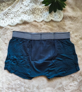 商场内衣专柜下架木纤维高品质男士平角内裤弹力大舒适透气