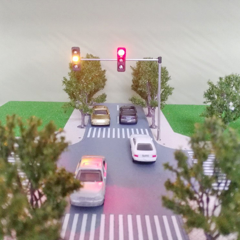 diy手工制作材料道路交通信号灯