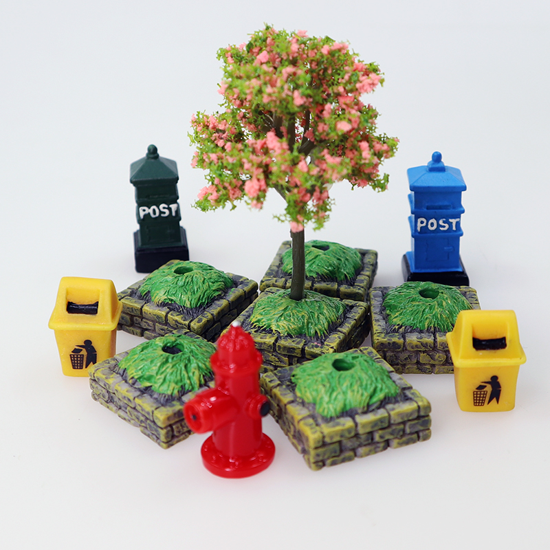 DIY手工材料邮箱垃圾桶消防栓