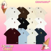 IceCream多口味冰激凌可爱鬼刺绣棉短袖 GRAF原创品牌 夏日特辑