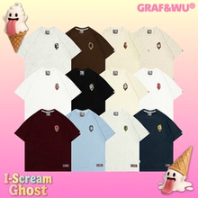 GRAF原创品牌【夏日特辑】IceCream多口味冰激凌可爱鬼刺绣棉短袖