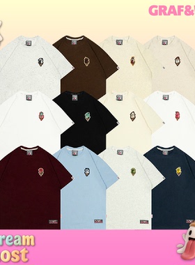 GRAF原创品牌【夏日特辑】IceCream多口味冰激凌可爱鬼刺绣棉短袖