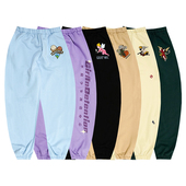 GRAF原创品牌天使女神冰淇淋欧美复古高腰女孩休闲套装 多色长裤