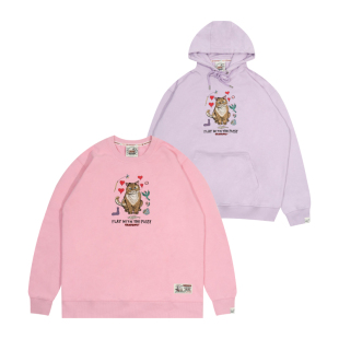 刺绣帽衫 和小猫玩PlayWithPu$$y逗猫美式 24Vol.2 GRAF原创品牌