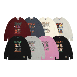 GRAF原创品牌【StreetGossip】第二弹四个系列天使杜宾美式厚长袖