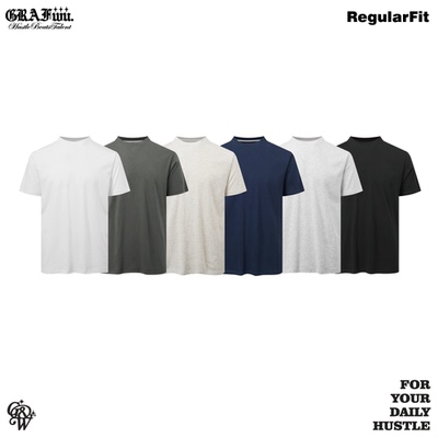 GRAF32支纱打底内搭全棉圆领短袖