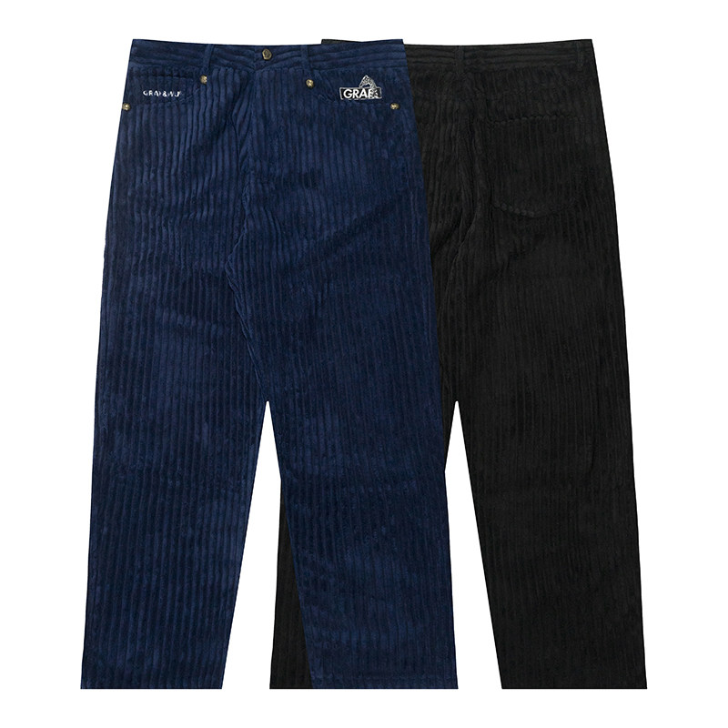 GRAF原创品牌【春季】柔软灯芯绒老学校长颈鹿标宽松休闲舒适长裤,男装,休闲裤,淘宝优惠券,粉丝福利购,淘宝优惠卷