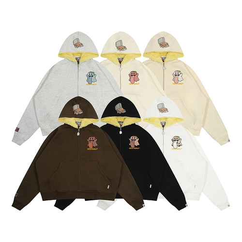 元旦限定GRAF原创可爱鬼外套拉链