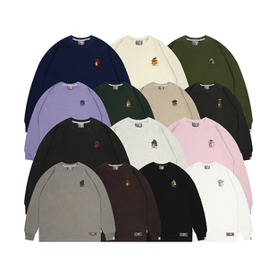 长袖 GRAF原创品牌 基础美式 简约刺绣天使恶魔多款 可爱鬼初代