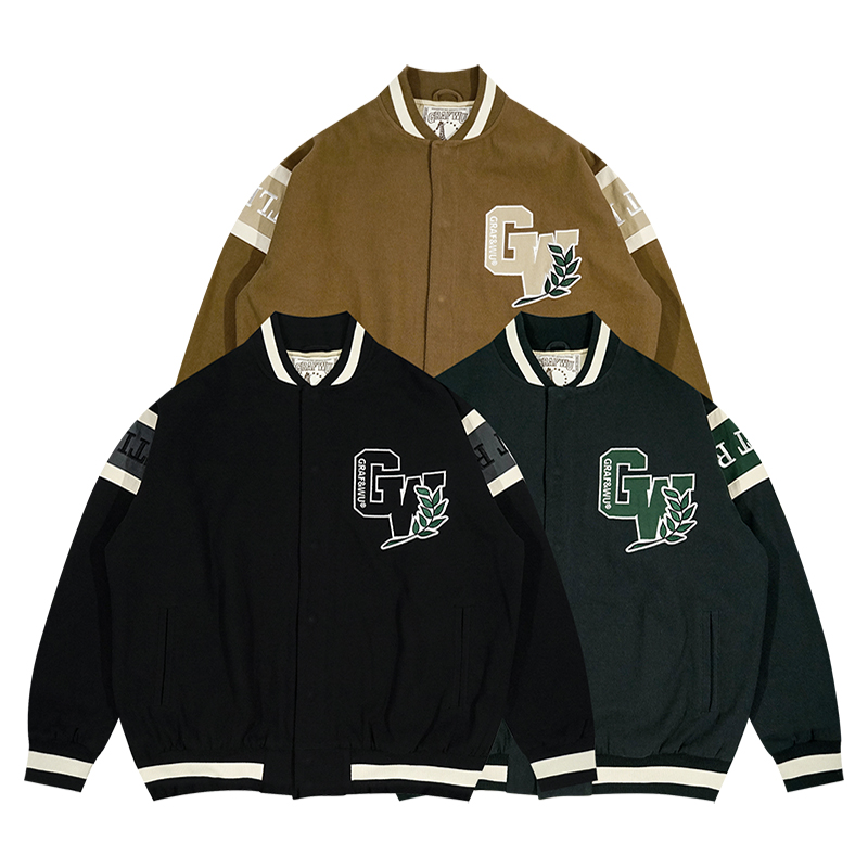 GRAF&WU春秋街头棒球夹克