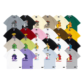 GRAF原创品牌BooGhost可爱鬼2.0地球钱袋火山多款 街头宽松T恤短袖