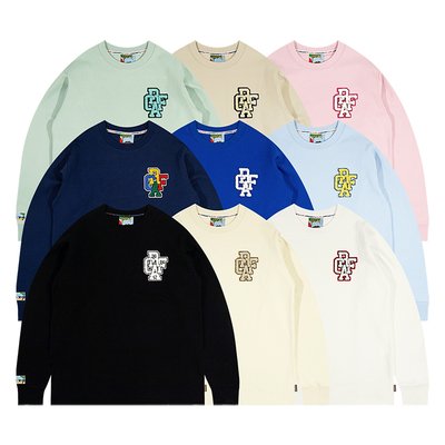 graf长袖刺绣斜纹厚重休闲