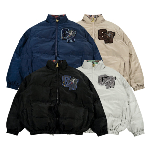 GRAF原创品牌ProjectPaisley2.0腰果花满版 印双面穿外套棉服外套