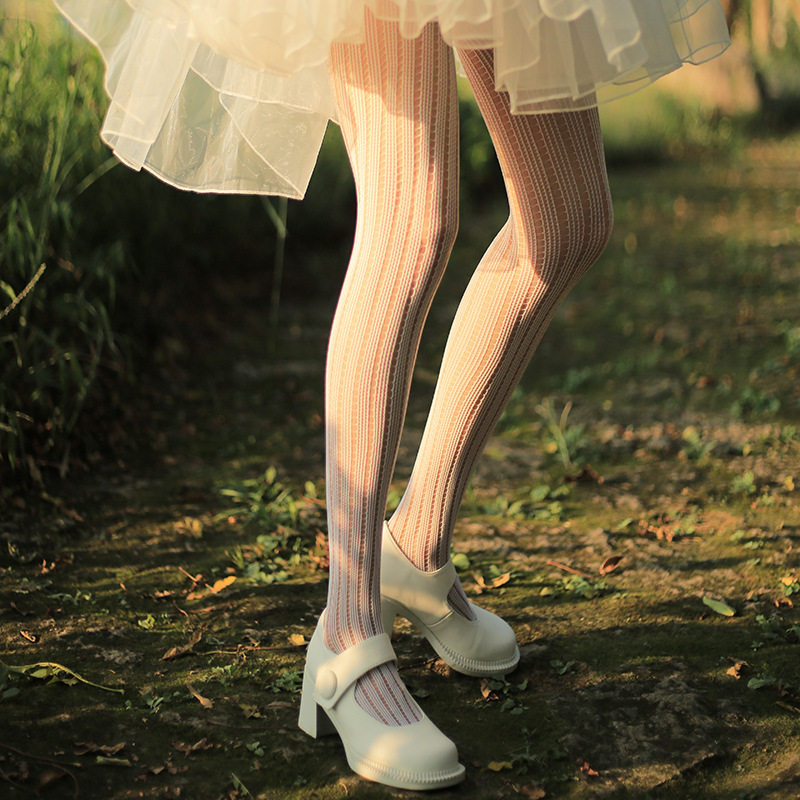 竖条纹显瘦渔网袜镂空连裤袜复古网眼洛丽塔小红书同款女性感包臀,女士内衣/男士内衣/家居服,连裤袜/打底袜,淘宝优惠券,粉丝福利购,淘宝优惠卷