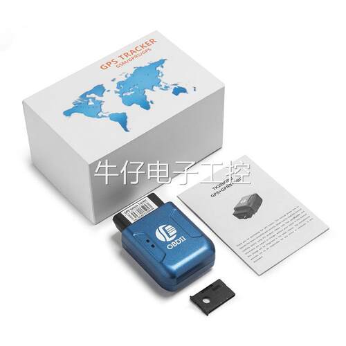 TK206汽车定位器OBDII车载gps定位器追踪obd gps tracker免平台费
