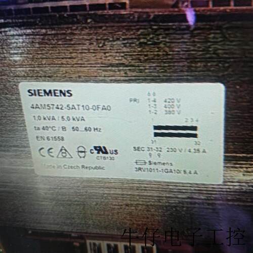 现货直销变压器4AM5742-5AT10-0FA0