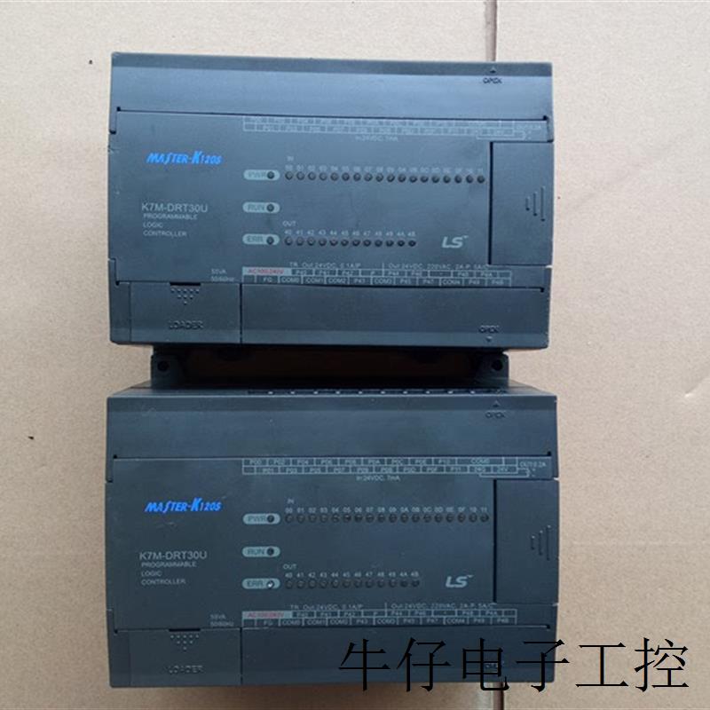 适用于拆机 PLC K7M-DR30U/K7M-DRT30U 实拍图片 功能完好