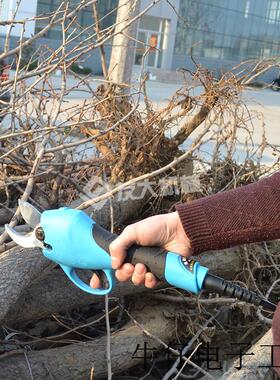 现货直销果园修剪机 电动剪刀 大口径修枝3-5公分苗木修枝剪  友