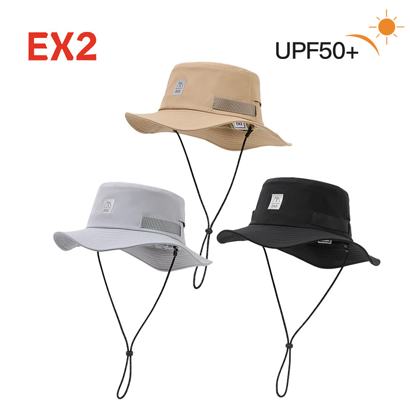 EX2伊海诗帽子男女夏天户外遮阳防晒帽速干防紫外线太阳帽367153