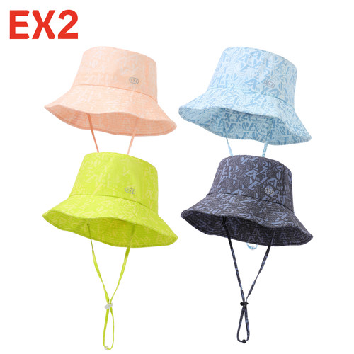 EX2伊海诗帽子女夏天遮阳防晒盆帽速干防紫外线时尚渔夫帽367180
