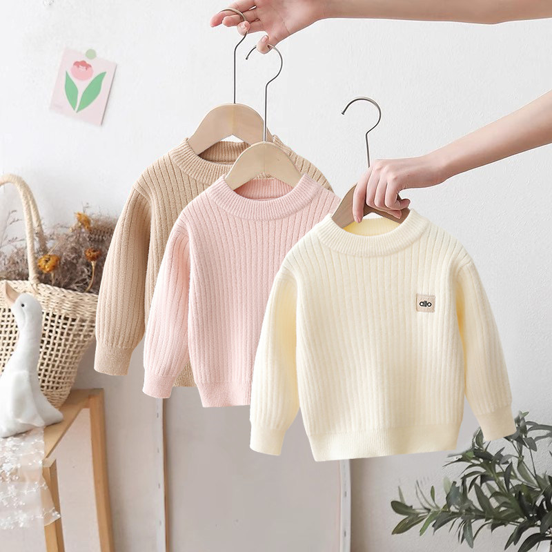 儿童毛衣男童冬加绒加厚一体绒上衣小童宽松套头打底衫宝宝针织衫,童装/婴儿装/亲子装,毛衣/针织衫,淘宝优惠券,粉丝福利购,淘宝优惠卷