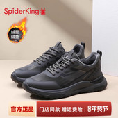 男鞋 保暖正品 厚底系带时尚 休闲鞋 蜘蛛王二棉鞋 加绒爸爸棉鞋 男冬季