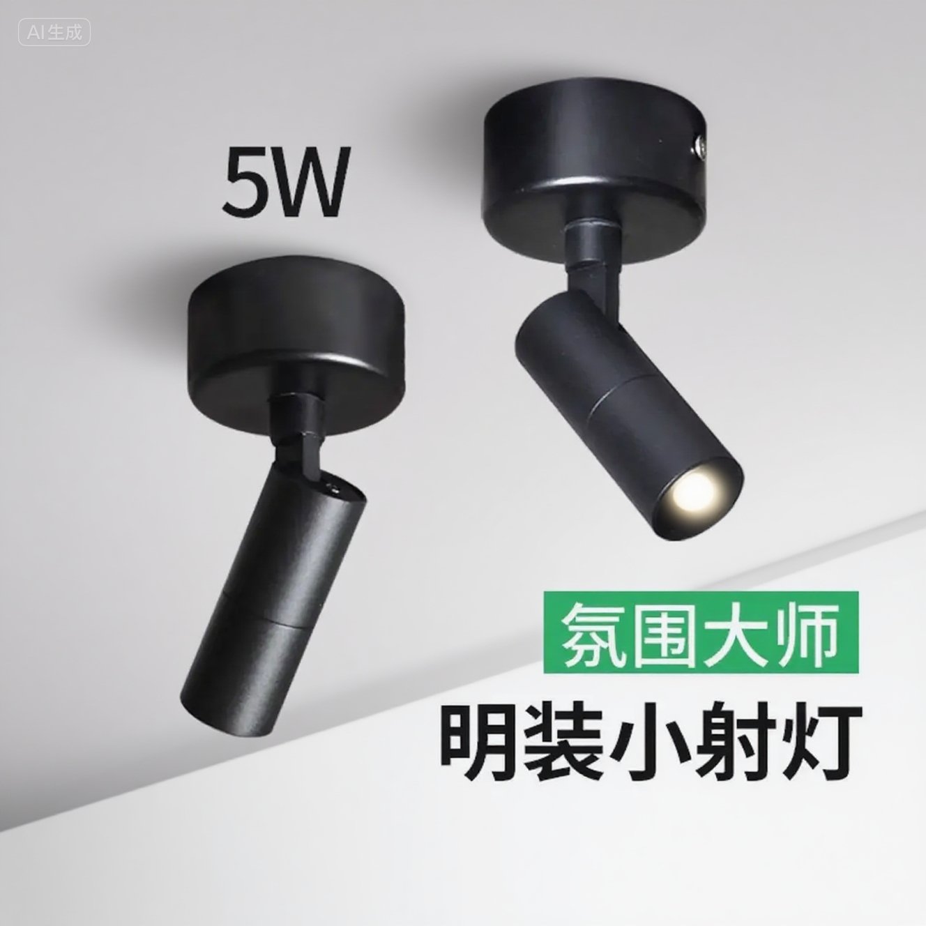 可调角度5w博物馆led迷你聚光灯