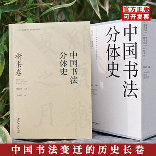 中国书法分体史 楷书卷 楷书书法体源流变迁历史书法理论书体史教程教材 邱振中主编 丘新巧著江西美术出版社