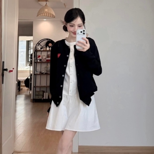 春季韩系气质针织开衫套装连衣裙子女2026新款高级感巨好看两件套