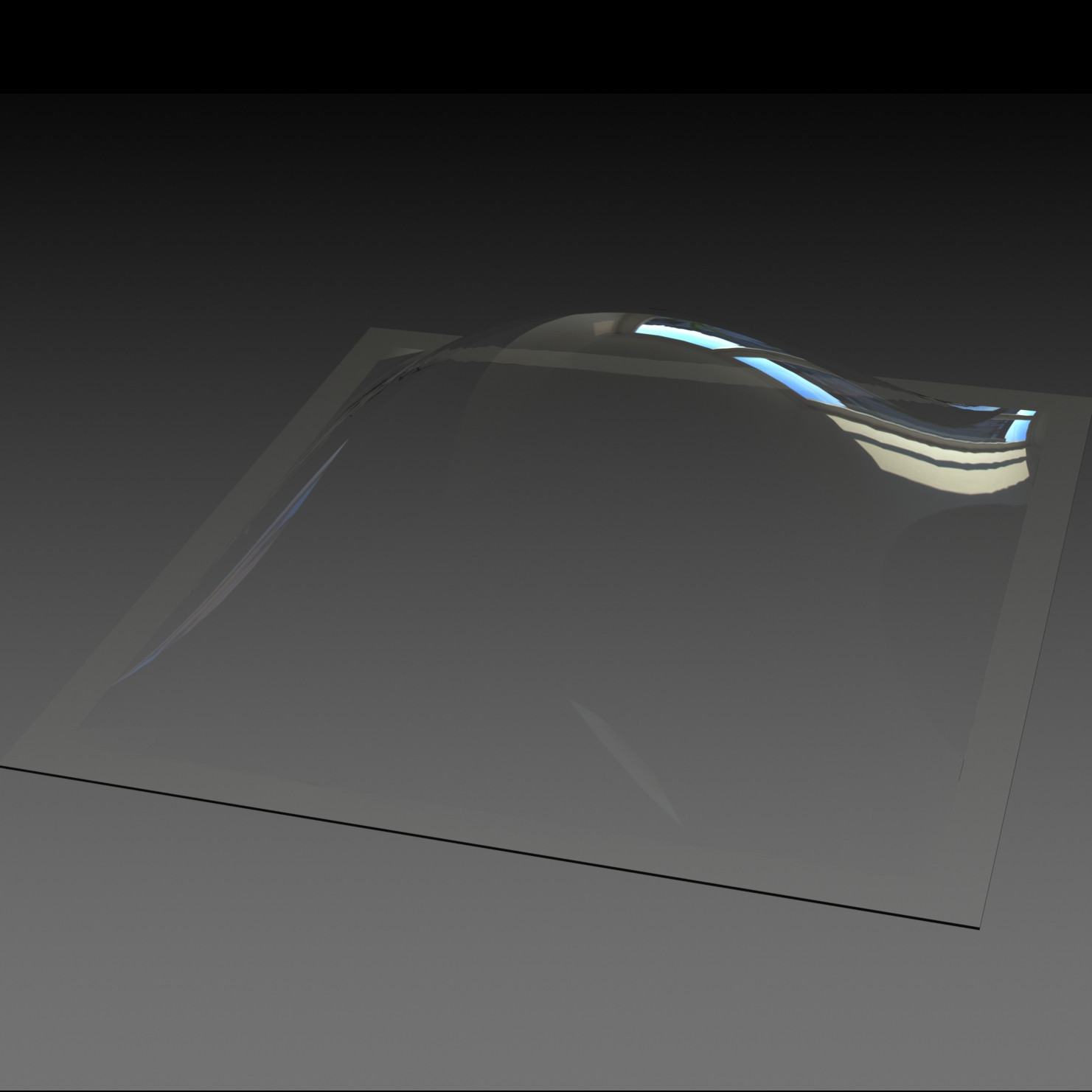 pc采光罩c型泄爆窗有机玻璃双层采光罩3 4mm双层锥体金字塔采光罩